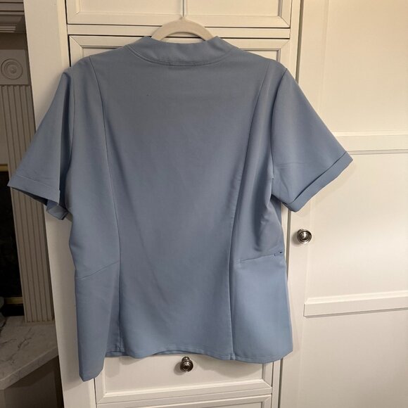 FIGS Set Dusty Blue Limited Edition -Zamora 2.0 Jogger MED/REG & Siaya Top LARGE - Picture 4 of 6